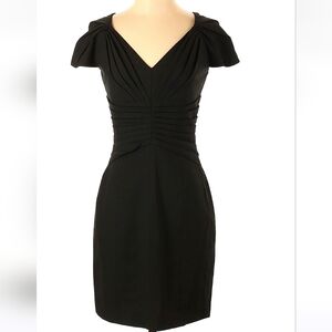 Formal 100% wool black dress size 4